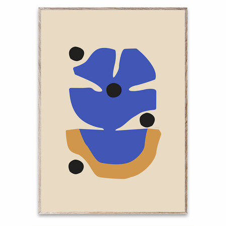Paper Collective Flor Azul 50 x 70 cm