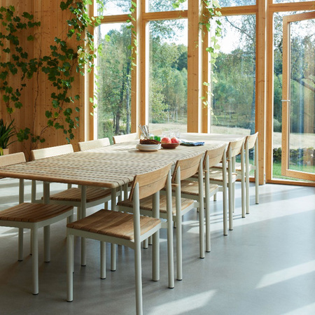 Skagerak Pelago Chair Teak-Aluminium, Hunter Green, Mit Armlehne