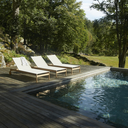 Skagerak Pelago Sunbed Teak-Schlinge, Sand