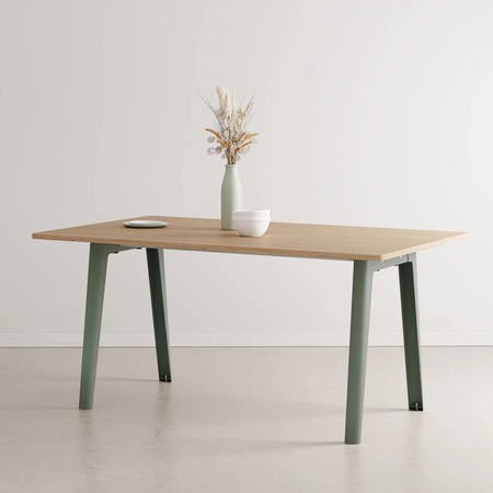 TIPTOE New modern table - Oak  B: 160 cm, Eukalyptusgrau