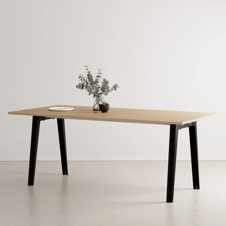 TIPTOE New modern table - Oak  B: 190 cm, Graphit schwarz