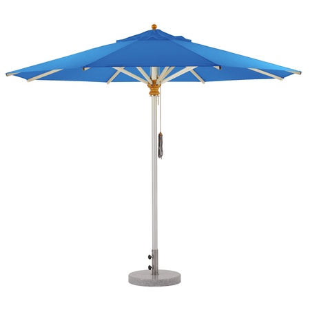 Weishäupl Aluschirm von 'Weishäupl' Ø: 270 cm	, Himmelblau N°46