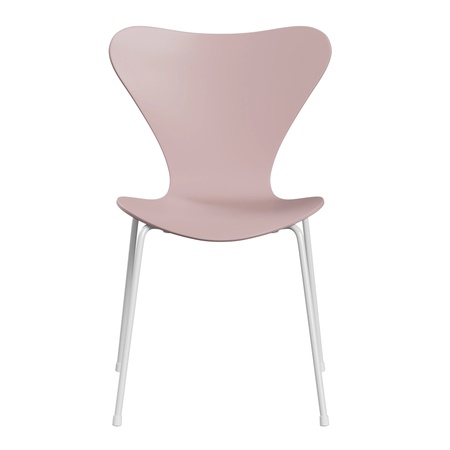 Fritz Hansen Stuhl 'Serie 7' Pale Rose 610, 43 cm , Weiss 100