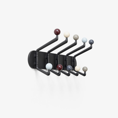 &Tradition Garderobe 'SC76' Graphit und bunte Knöpfe