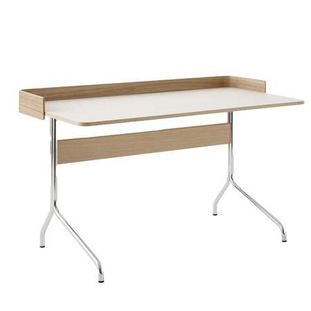 &Tradition Schreibtisch 'Pavilion AV17' Linoleum Mushroom / lackierte Eiche