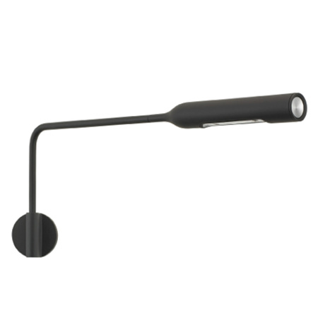 Lumina Flo Wall Schwarz soft touch, 2700 Kelvin