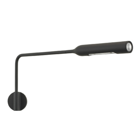 Lumina Flo Wall M Schwarz soft touch, 2700 Kelvin