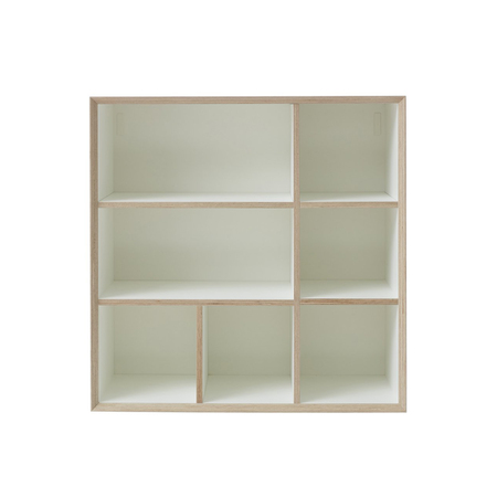 Müller Small Living Regalmodul 'Vertiko Ply' Weiss, Variante Six