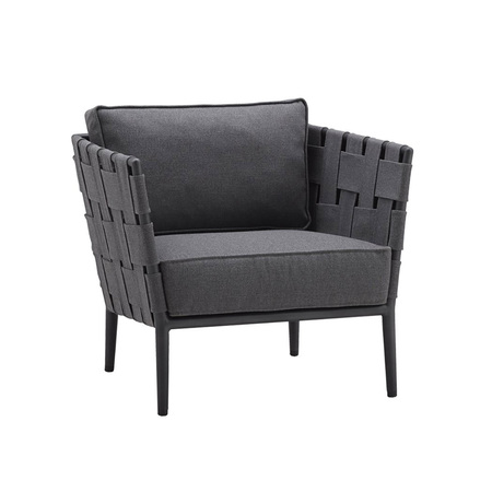 Cane-line Lounge Sessel 'Conic'  Grau