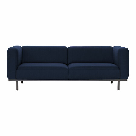 Andersen Furniture Sofa A1 von 'Andersen Furniture' B: 230 cm, Eiche schwarz lackiert, Dunkelblau 773 - Remix 3
