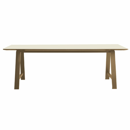 Andersen Furniture Tisch 'T1' Silber, B: 160 cm / T: 88 cm, Eiche matt lackiert