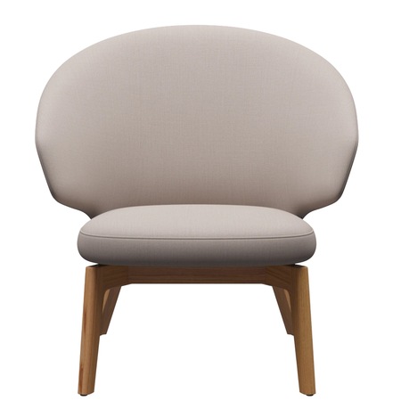 Fritz Hansen Loungesessel 'LET SH200' Hellbeige 1120 - Christianshavn, Eiche 72