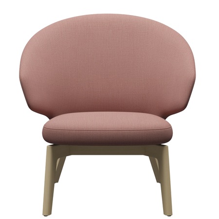 Fritz Hansen Loungesessel 'LET SH200' Orangerot 1131 - Christianshavn, Esche 31 