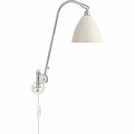 Gubi Wandleuchte 'Bestlite BL6' mit Chromegestell Soft White Semi Matt