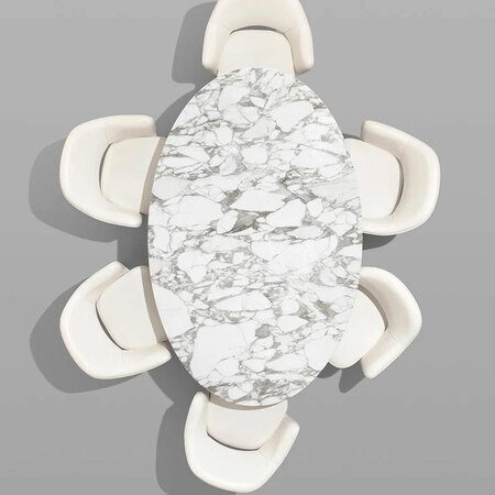 Tisch Tulip Oval Knoll International
