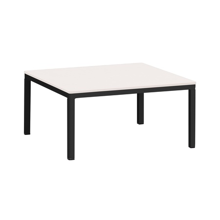 Weishäupl Beistelltisch B: 77 cm / T: 77 cm, Schwarz 03, Weiss 6