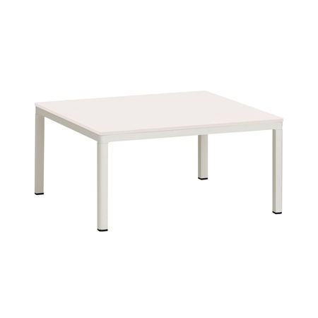 Weishäupl Beistelltisch B: 77 cm / T: 77 cm, Lichtgrau 09, Weiss 6