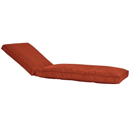 Weishäupl Polsterauflage Liege New Hampton Terracotta N°04