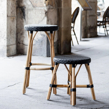 Sika-Design Simone Stool Cappucino / Weiss, H: 45 cm 