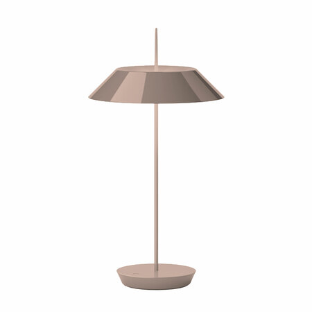 Vibia Tischleuchte Mayfair Mini Beige D1, Tragbar, Berührungssensor