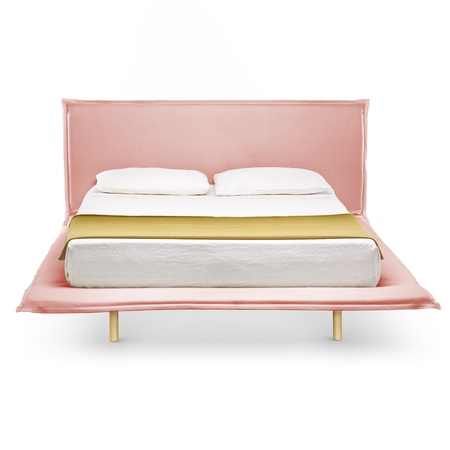 Mogg BED BIG HUG  B: 160 cm, Hellrosa V_33