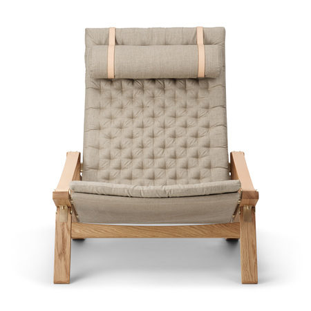 Carl Hansen & Søn Liegestuhl 'Plico' Eiche geölt, H: 93.5 cm	