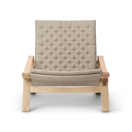 Carl Hansen & Søn Liegestuhl 'Plico' Eiche Weissöl geölt, H: 74 cm
