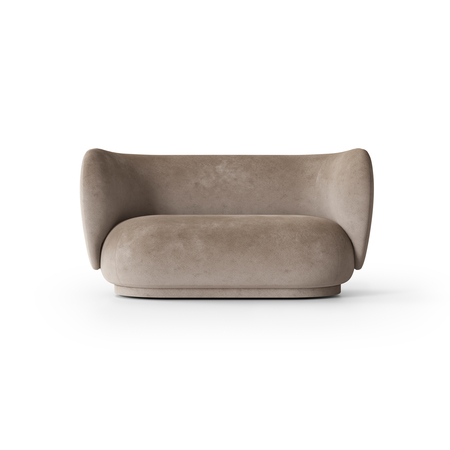 Ferm Living Rico Sofa B: 150 cm , Beige 26 - Faded Velvet