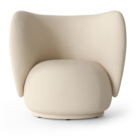 Ferm Living Rico Lounge Chair Off-White - Brushed