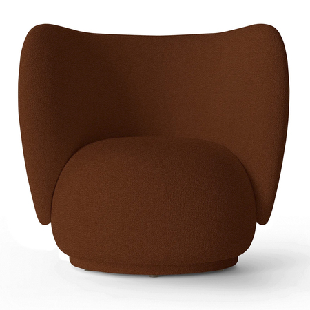 Ferm Living Rico Lounge Chair Red Brown 474 - Tonus