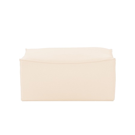 Ferm Living Catena Pouf B: 95 cm / T: 95 cm, Off-White - Wool Bouclé