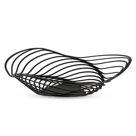 Alessi Trinity Fruit Holder Schwarz, Ø: 29 cm 