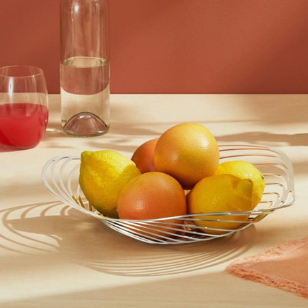 Alessi Trinity Fruit Holder Edelstahl , Ø: 29 cm Alessi Trinity Fruit Holder Edelstahl , Ø: 29 cm 