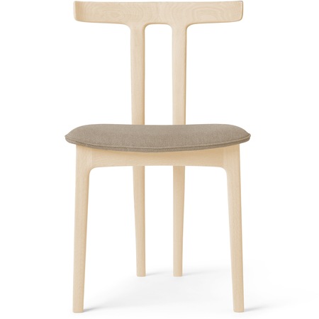 Carl Hansen & Søn Stuhl 'T-Chair' Beige 0200 - Hallingdal 65, Eiche Weissöl geölt