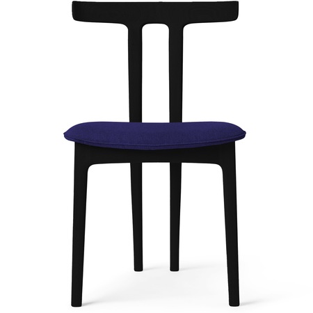 Carl Hansen & Søn Stuhl 'T-Chair' Lila 763 - Hallingdal 65	, Eiche Black lackiert