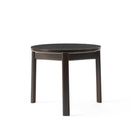 Menu Furniture Passage Lounge Table Ø: 50 cm / H: 43 cm , Eiche dunkel lackiert