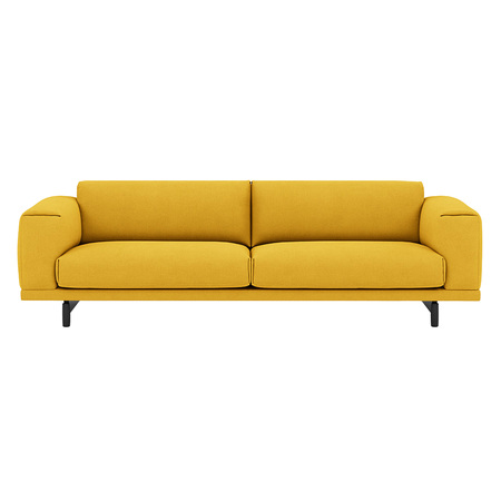 Muuto  3er Sofa 'Rest' Gelb - Hallingdal 457