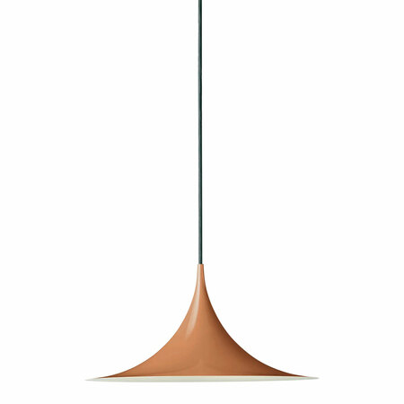 Gubi Pendelleuchte 'Semi' Roasted Pumkin Glossy, Ø: 30 cm