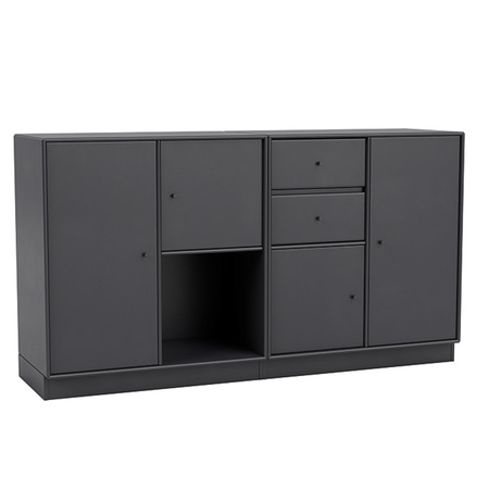 Montana Couple Sideboard Anthracite 04, Sockel H: 7 cm 
