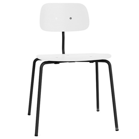 Montana Kevi 2060 Chair New White 101, Black 05, Kunststoffgleiter