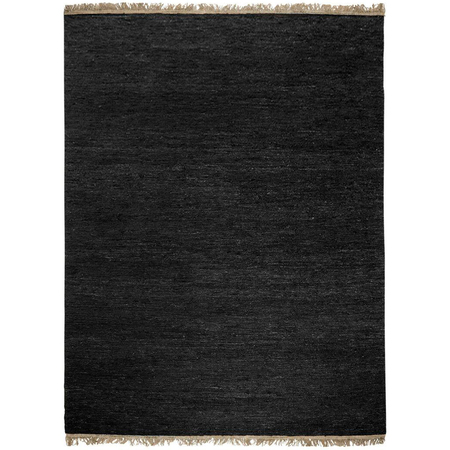 Massimo Copenhagen Sumace Black, B: 170 cm / L: 240 cm, mit Fransen