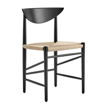 &Tradition Stuhl 'Drawn' Eiche schwarz lackiert