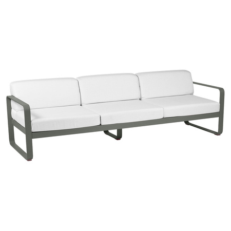Fermob Outdoor 3-Sitzer Sofa 'Bellevie' Rosmarin 48, Grauweiss 81