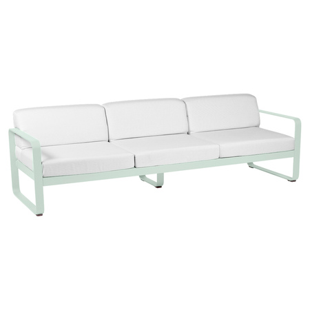 Fermob Outdoor 3-Sitzer Sofa 'Bellevie' Gletscherminze A7	, Grauweiss 81