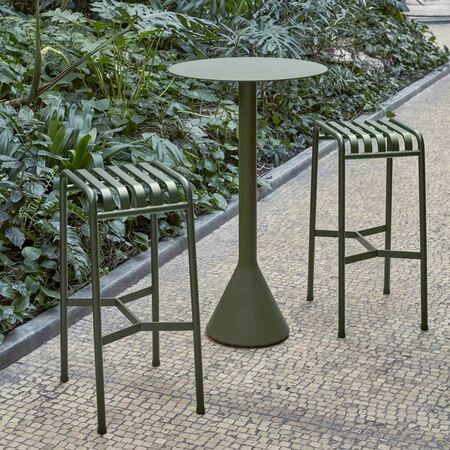 HAY Palissade Bar Stool Sky Grey