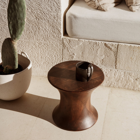 Ferm Living Spin Stool Mangoholz