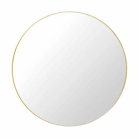 Gubi Wandspiegel 'Gubi' Polished Brass