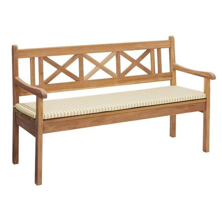 Skagerak by Fritz Hansen Sitzkissen zu Bank Skagen Gold-gelbe Streifen