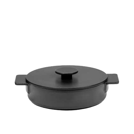 Serax  Kochtöpfe aus der Serie 'Surface' Schwarz, Ø 23 cm / 1.7 L