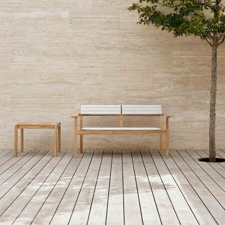 Carl Hansen & Søn AH911 Outdoor Lounge Table / Stool Teak unbehandelt